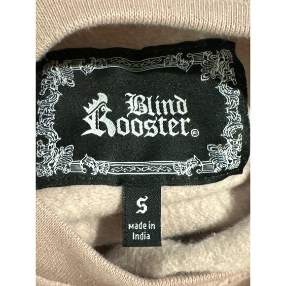 Blind Rooster, Mauve, Good Vibes Bird Sweatshirt, Size Small, Unisex - Picture 8 of 9